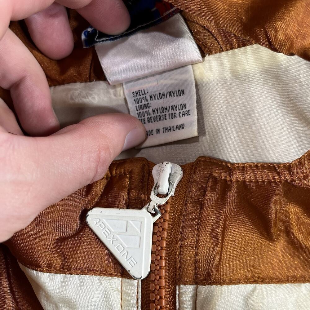 VTG 90s University of Texas Longhorns Apex One Windbreaker Jacket Mens Medium UT - Picture 5 of 12